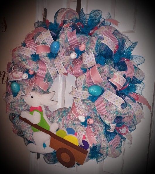 Easter Wreath. If It's Posted It's Available.