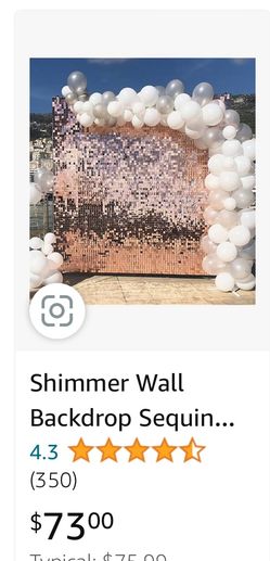 Shimmer Wall Square Sequin Background