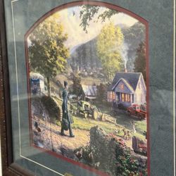 Homecoming Hero Thomas Kinkade Painting