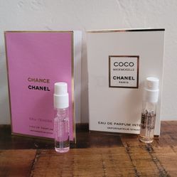 2 Chanel Perfume Sample Sprays