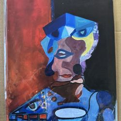 “The future” abstract painting