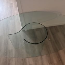 Glass antique dinning table 