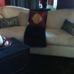 Cream Or Off White SOFA AND LOVESEAT