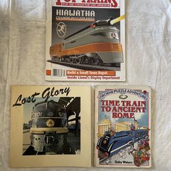 VINTAGE TRAIN’S BOOKS and MAGAZINE 