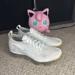 Nike Air VaporMax Flyknit 2 White Vast Gray Sneakers 942843-105 Women’s Size 7