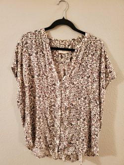 Women's Floral Shirt 1X