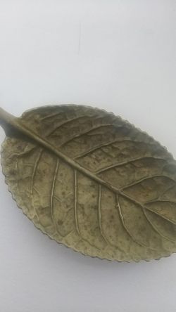 Solid brass gloxinia Leaf 1948 3 of 37