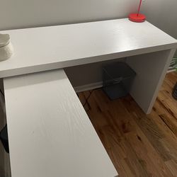 White Office Desk $30