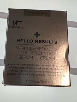 HELLO RESULTS WRINKLE-REDUCING DAILY RETINOL SERUM-IN-CREAM
