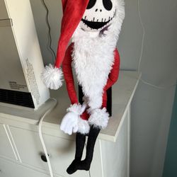 Posable Jack Skelington Santa