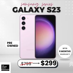 📱 Samsung Galaxy S23 – Now Just $299 or $1 Down! Save 60% + Up to 6 Months Warranty 🔥
