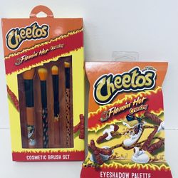 Flamin Hot Cheetos Eyeshadow Palette & Makeup Brush Set