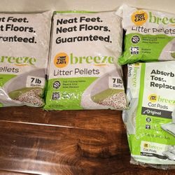 Tidy Cat Breeze Litter Pellets and Pads