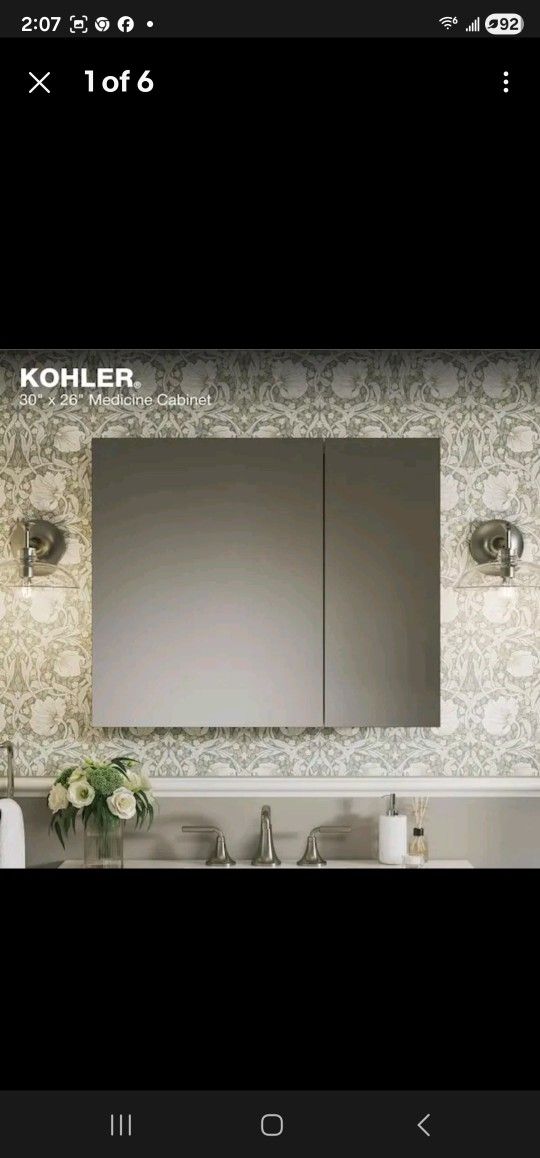Kohler Embark 30x26 Mirrored Cabinet