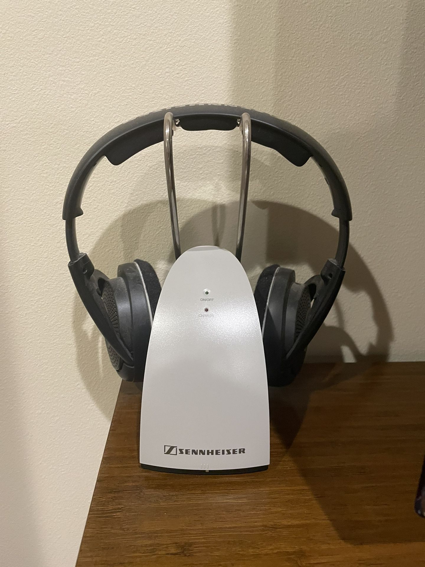 Sennheiser RS120 II On-Ear Wireless RF Headphones with Charging Cradle