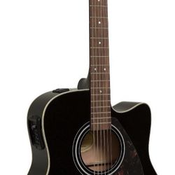 Yamaha FX335C Dreadnought Acoustic-Electric Guitar Black