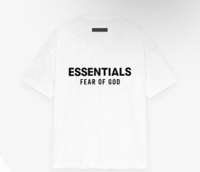 Essentials tee white size XL