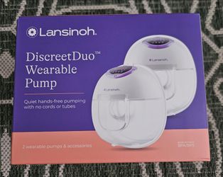Lansinoh Brand New Pump with Spare Parts and Motif Breastmilk Storage Bags