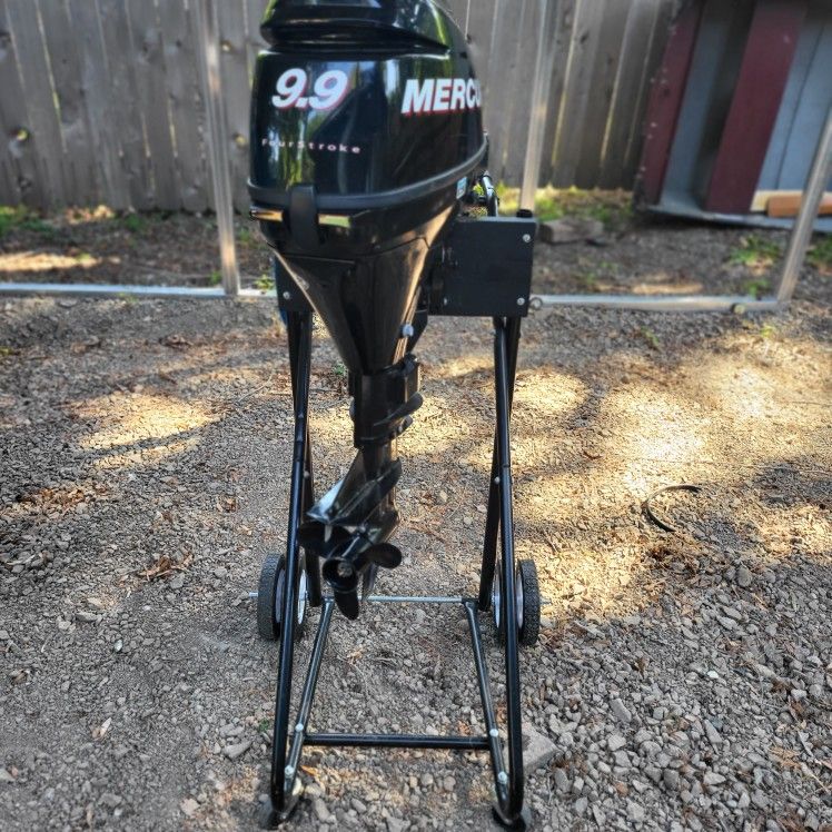 2012 Mercury 9.9 Four Stroke Longshaft Kicker Engine for Sale in Gig