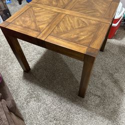 Wooden End Table, Solid Wood Construction, Living Room Furniture, Bedroom Table