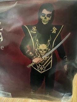 Skull Ninja kids costume