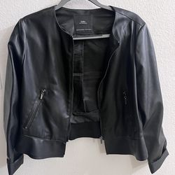 Zara Faux Leather Jacket