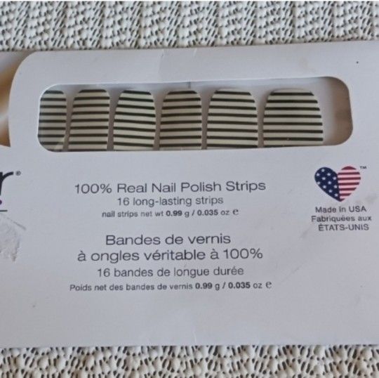 Color Street Nail Polish Strips, "Between The Lines