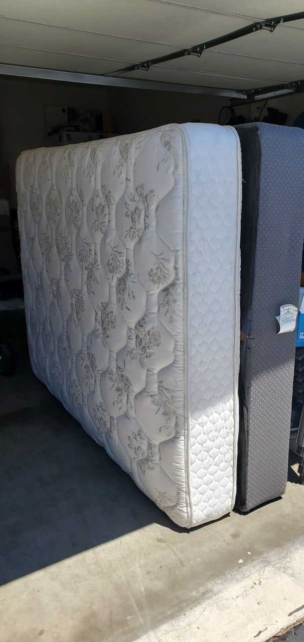FREE BOX SPRING AND FRAME