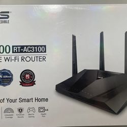 Asus RT-AC3100 IEEE 802.11ac Ethernet Wireless Router 2.40 GHz 5 GHz Band