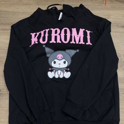 Kuromi hoodie with kuromi ears 