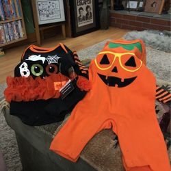 Brand New ~ Halloween Baby Clothes 0-3M 
