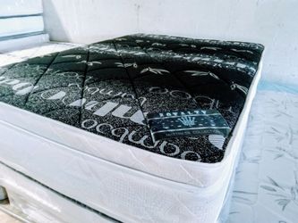 $200 Queen pillow top mattress only brand new free delivery same day firm or soft