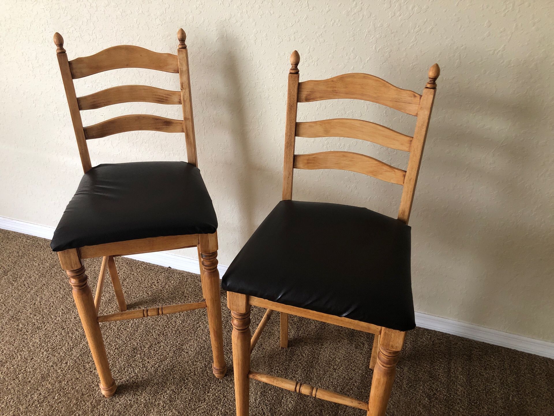 Two beautiful high chairs antiques