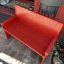 Adorable Sturdy Kids Wooden Bench - 32 1/2 Inches Long 