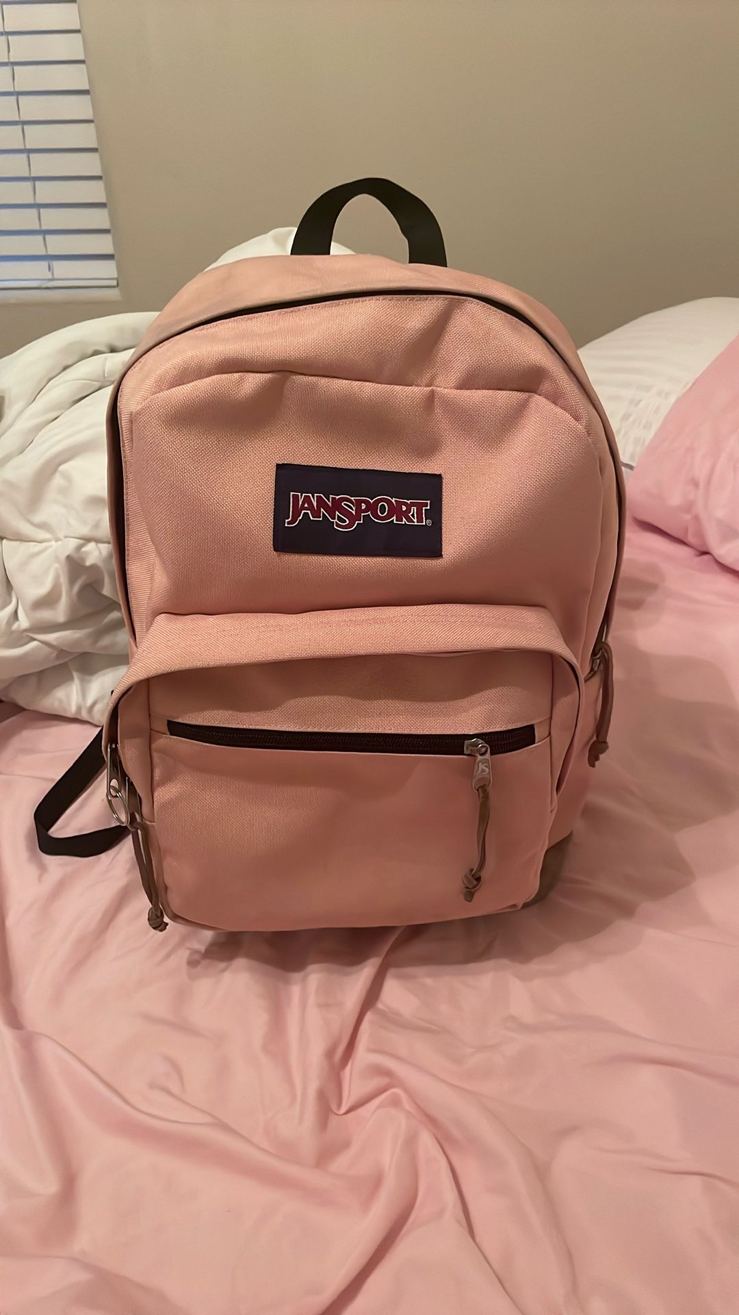 Pink Jansport Backpack