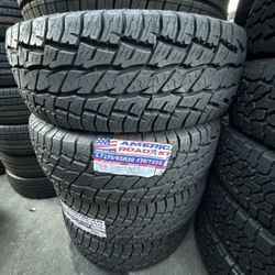 Lt275/65/20 American AT 4 NEW TIRES INSTALLED AND BALANCED 50,000 MILES WARRANTY 