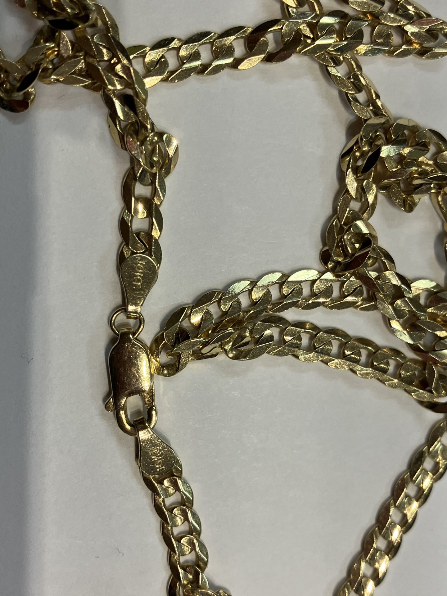 10kt Yellow Gold Curb Chain Link 108802-1 JE