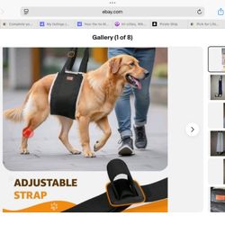 Pick for Life PFL Padded Dog Sling Assist Support Strap for SMALL Dogs