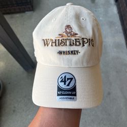 New - WHISTLEPIG - Rubber Bar Mat & ‘47 Adjustable Whistle Pig Hat