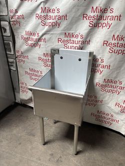 18x18 NSF Mop Sink 23" Stainless Steel 1 Compartment #3373 Fregadero Para Trapeador Equipo de Restaurante de Cocina