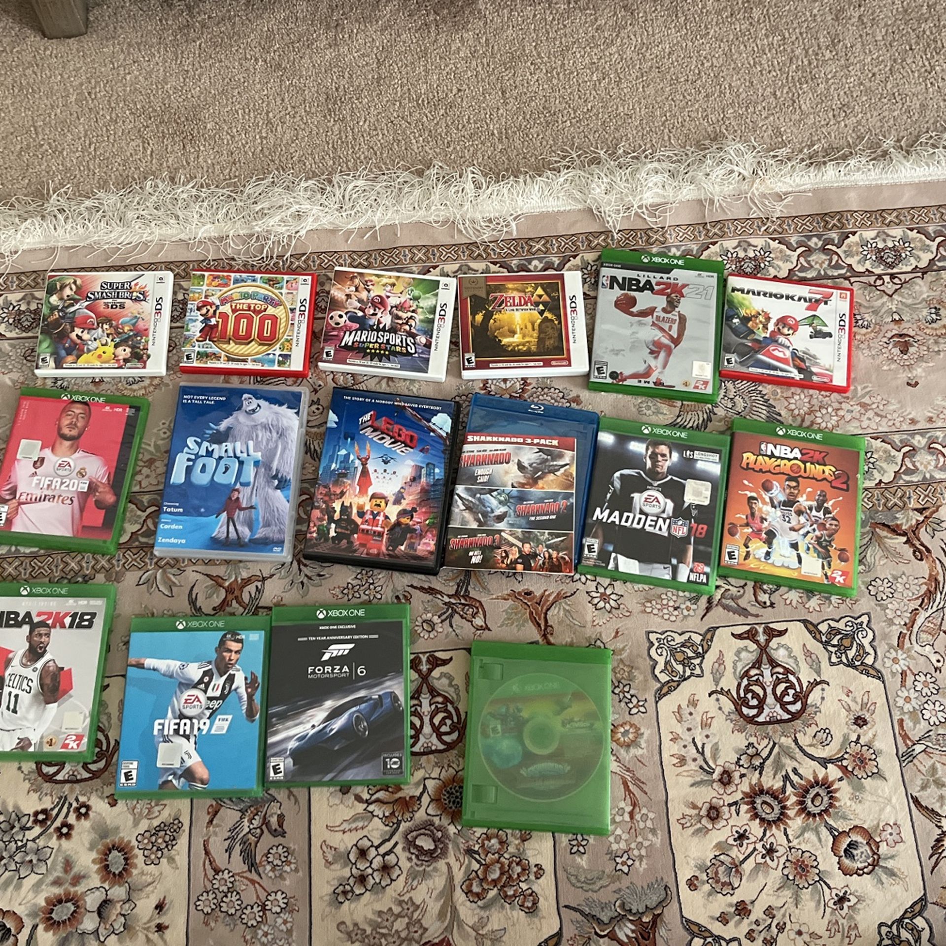 16 Games 3 Movies