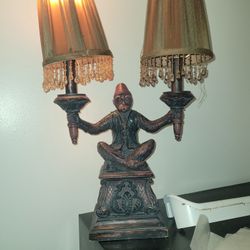 Antique Monkey Lamp