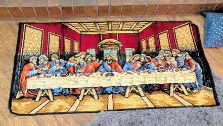 The Last Supper Velvet Banner