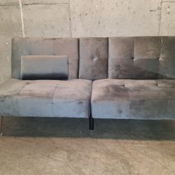 Mini Couch / Sofa Bed light Gray