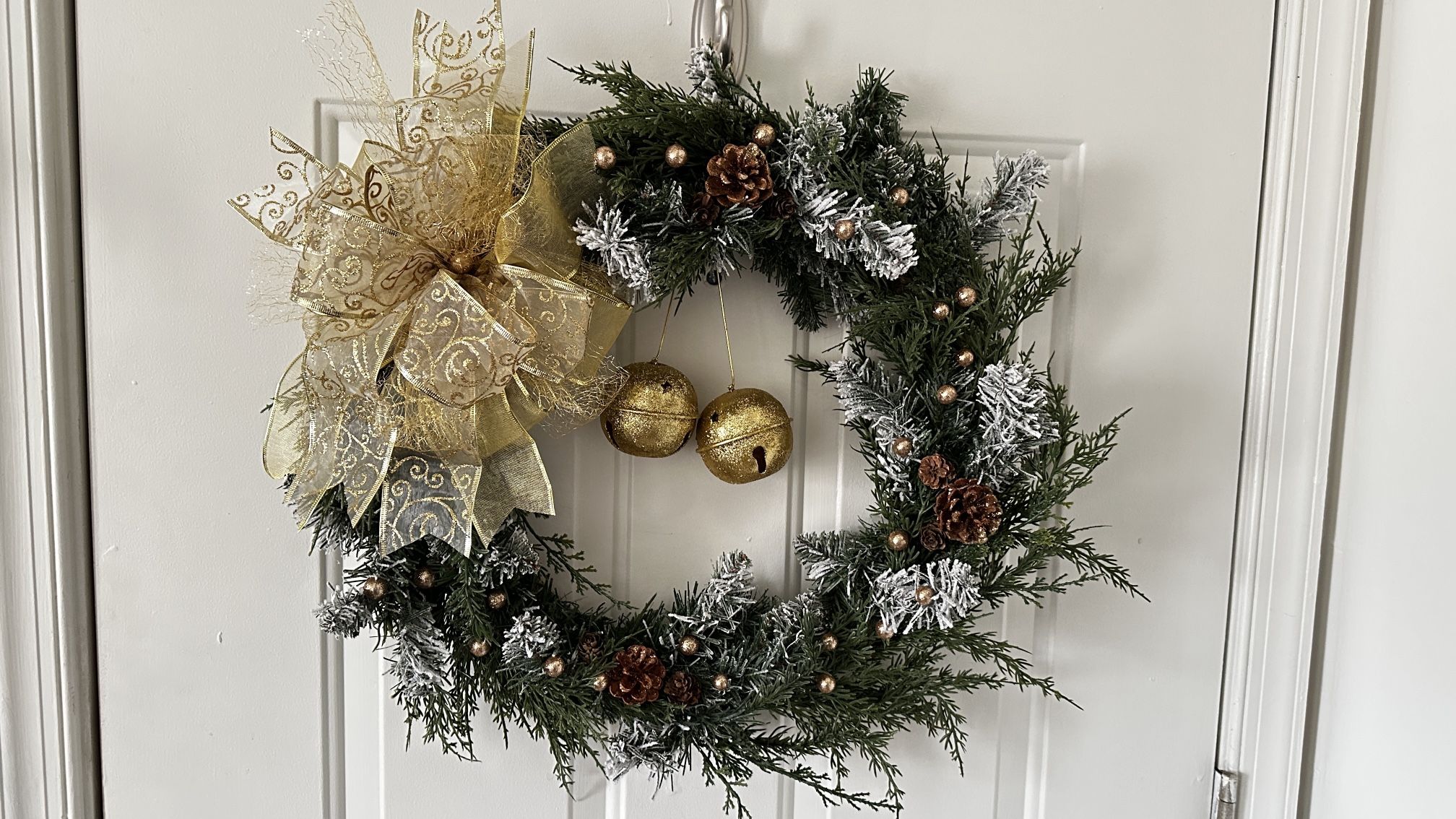 "Golden Bells" Winter Wreath