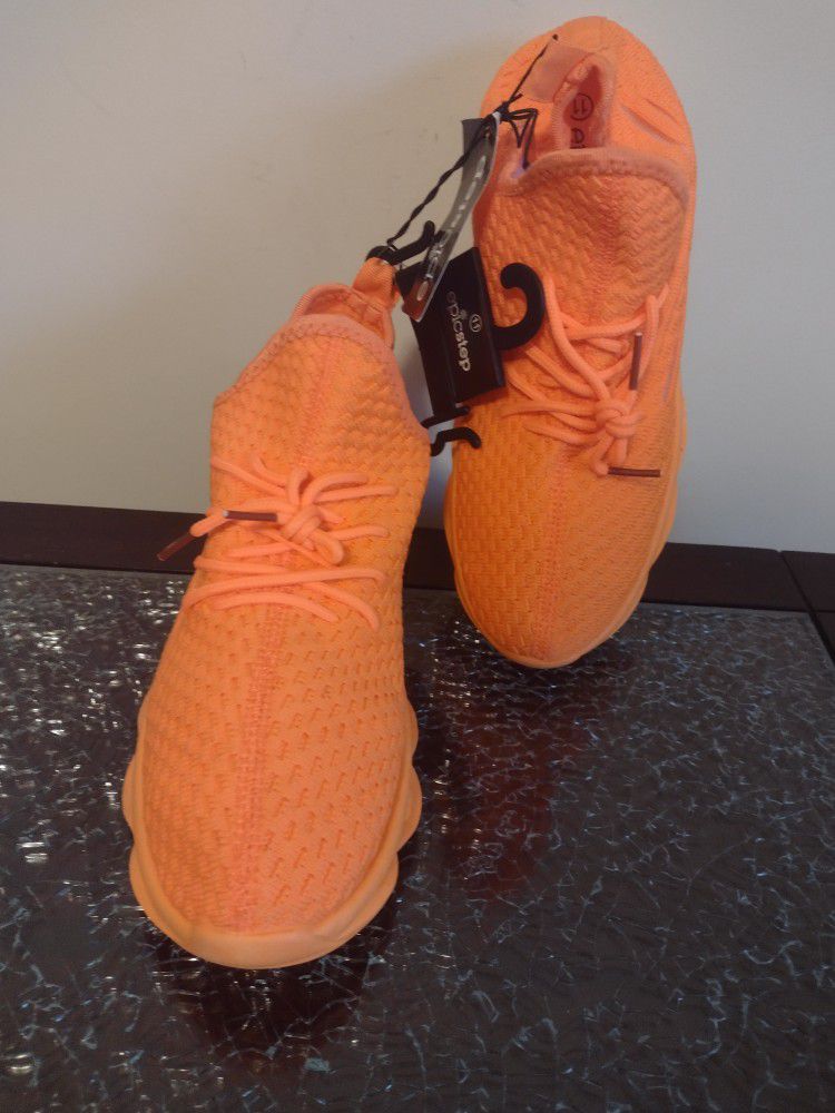 Epicstep Neon Orange Sneakers 