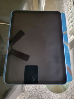 Apple - 11-inch iPad A16 chip with Wi-Fi  - 128GB - Blue, no icloud lock