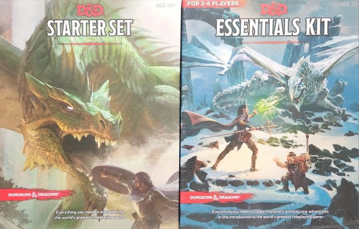Dungeons & Dragons box sets — Starter Set and Essentials Kit – Brand New