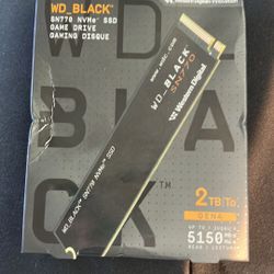 WD_BLACK 2TB SN770 NVMe SSD, Internal Gaming Solid State Drive 