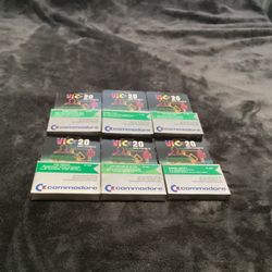 Vic-20 Tape Cassette Commodore Lot Of 6 